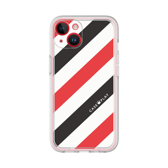 プレミアムパネル［ Big Stripe - Red × Black ］