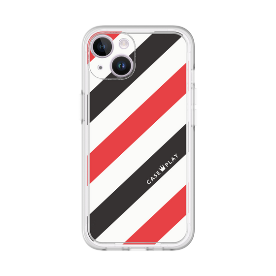 プレミアムパネル［ Big Stripe - Red × Black ］