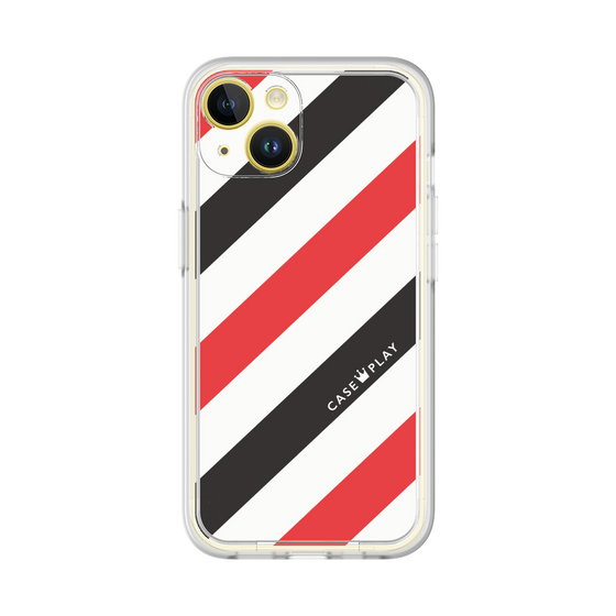 プレミアムパネル［ Big Stripe - Red × Black ］