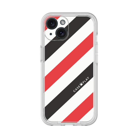 プレミアムパネル［ Big Stripe - Red × Black ］