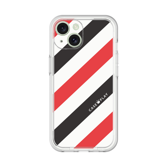 プレミアムパネル［ Big Stripe - Red × Black ］