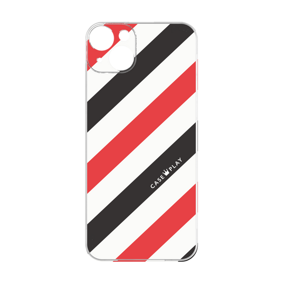 プレミアムパネル［ Big Stripe - Red × Black ］