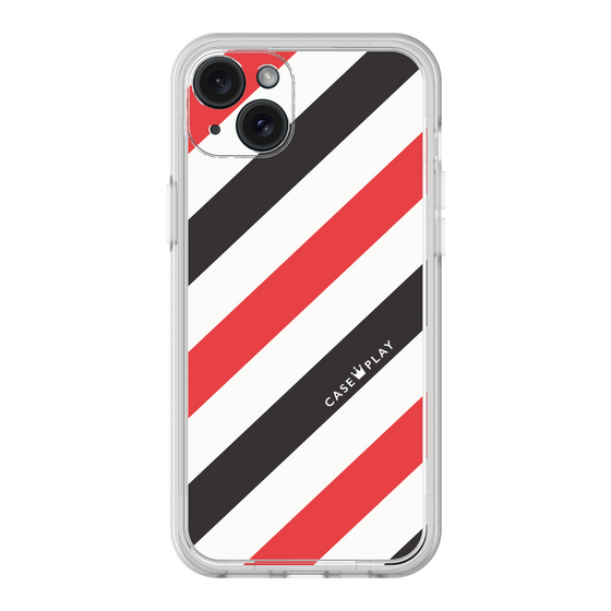 プレミアムパネル［ Big Stripe - Red × Black ］