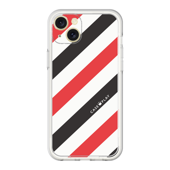 プレミアムパネル［ Big Stripe - Red × Black ］