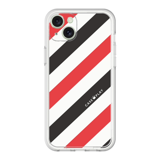プレミアムパネル［ Big Stripe - Red × Black ］