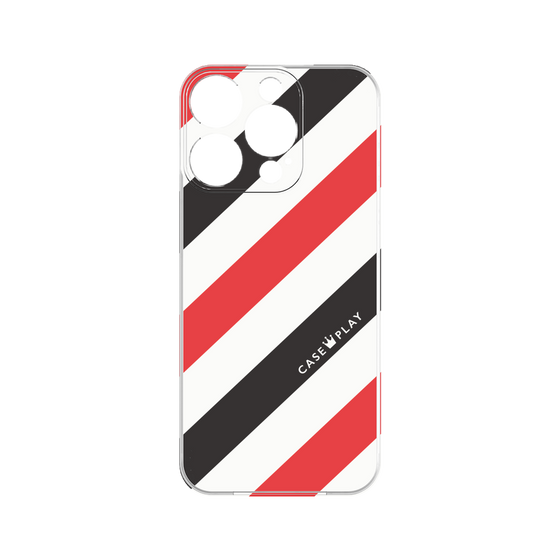 プレミアムパネル［ Big Stripe - Red × Black ］