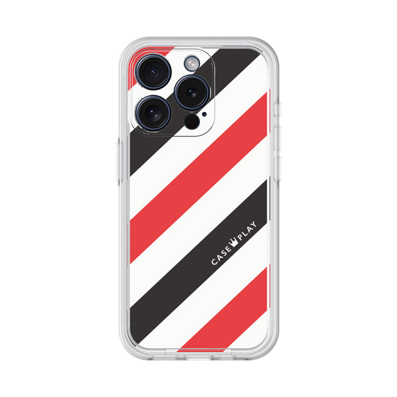 プレミアムパネル［ Big Stripe - Red × Black ］