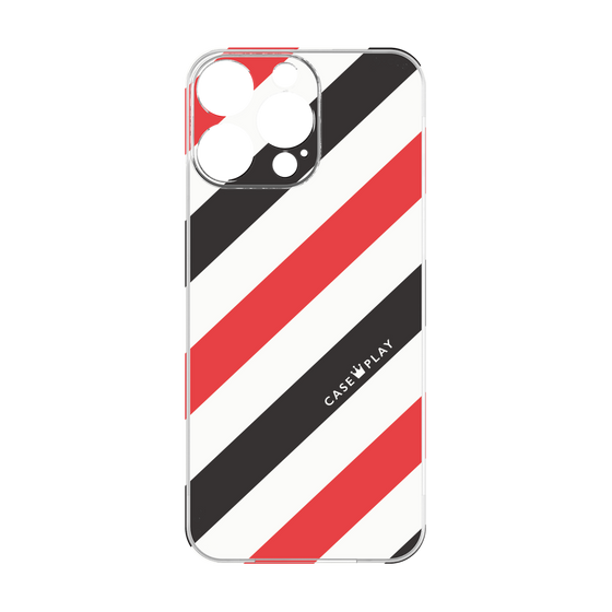 プレミアムパネル［ Big Stripe - Red × Black ］