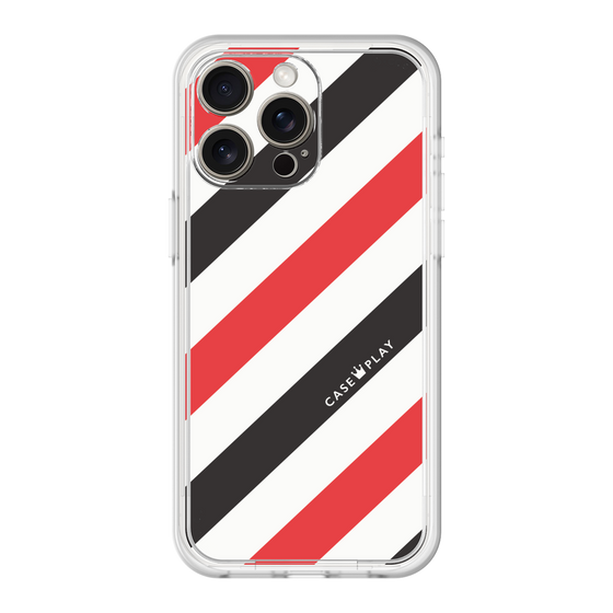 プレミアムパネル［ Big Stripe - Red × Black ］