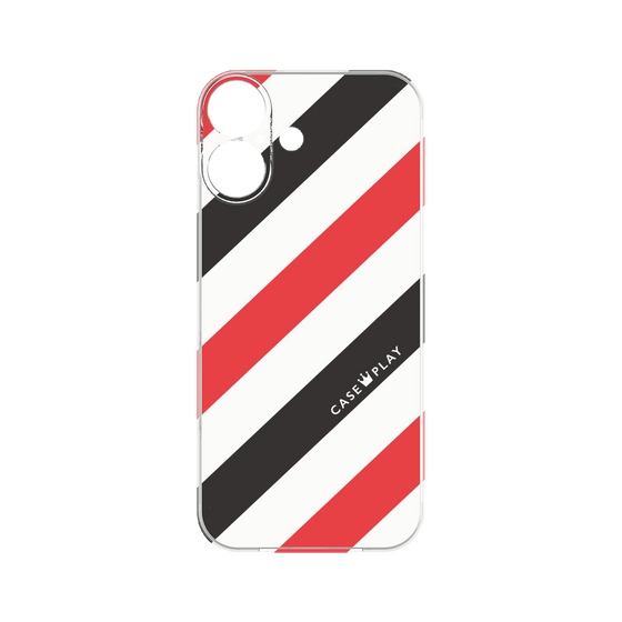 プレミアムパネル［ Big Stripe - Red × Black ］