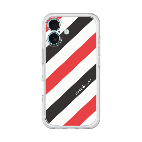 プレミアムパネル［ Big Stripe - Red × Black ］