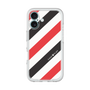 プレミアムパネル［ Big Stripe - Red × Black ］