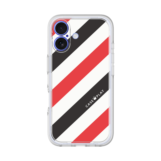 プレミアムパネル［ Big Stripe - Red × Black ］