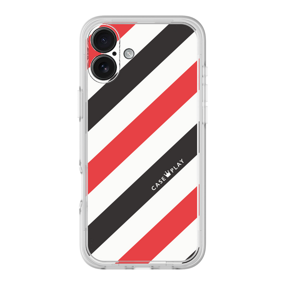 プレミアムパネル［ Big Stripe - Red × Black ］