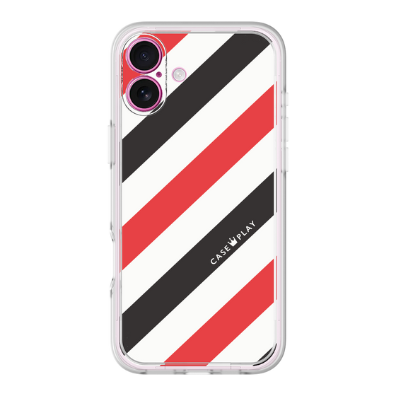 プレミアムパネル［ Big Stripe - Red × Black ］