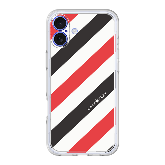 プレミアムパネル［ Big Stripe - Red × Black ］