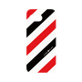プレミアムパネル［ Big Stripe - Red × Black ］