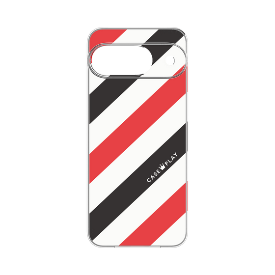 プレミアムパネル［ Big Stripe - Red × Black ］