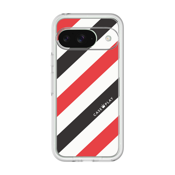 プレミアムパネル［ Big Stripe - Red × Black ］