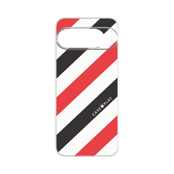 プレミアムパネル［ Big Stripe - Red × Black ］