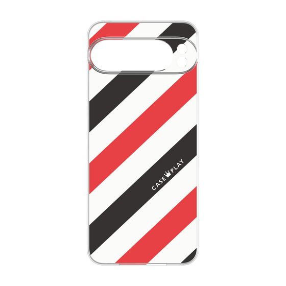 プレミアムパネル［ Big Stripe - Red × Black ］