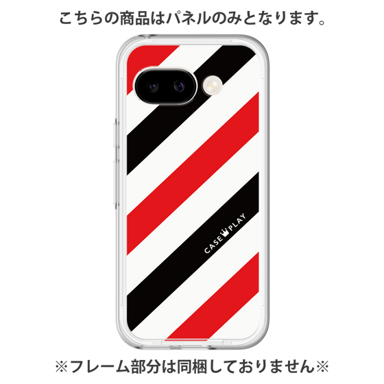 プレミアムパネル［ Big Stripe - Red × Black ］