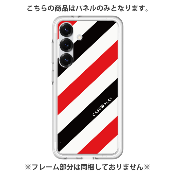 プレミアムパネル［ Big Stripe - Red × Black ］