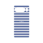 プレミアムパネル［ Small Border - Navy ］