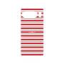 プレミアムパネル［ Small Border - Red ］
