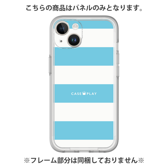 プレミアムパネル［ Big Border - Blue ］