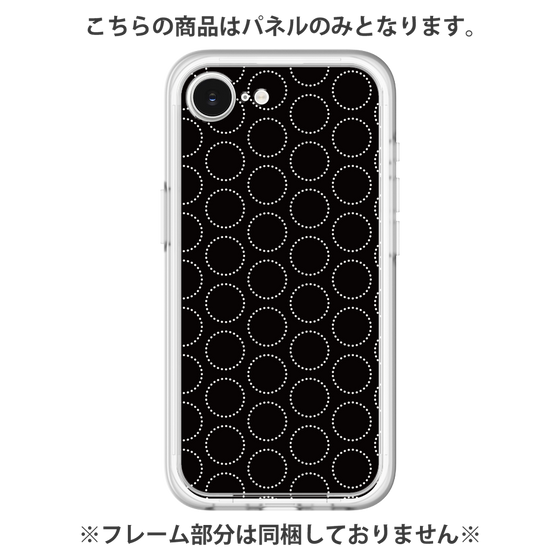 プレミアムパネル［ Dot Circle - Black ］