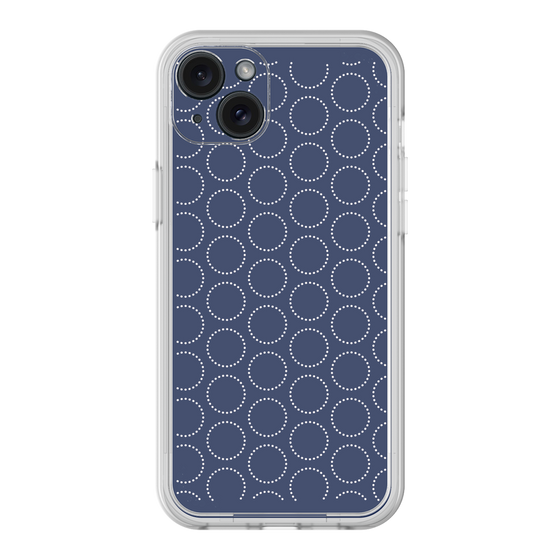 プレミアムパネル［ Dot Circle - Navy ］