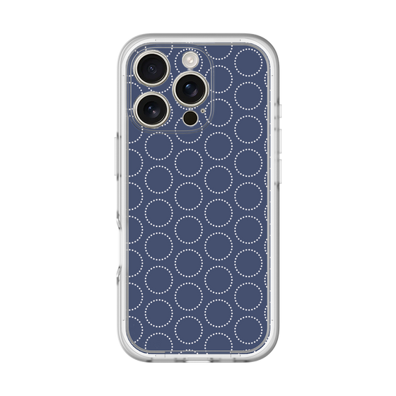 プレミアムパネル［ Dot Circle - Navy ］