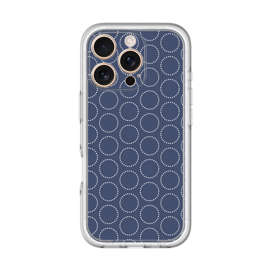 プレミアムパネル［ Dot Circle - Navy ］