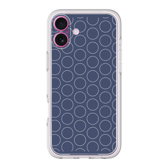 プレミアムパネル［ Dot Circle - Navy ］