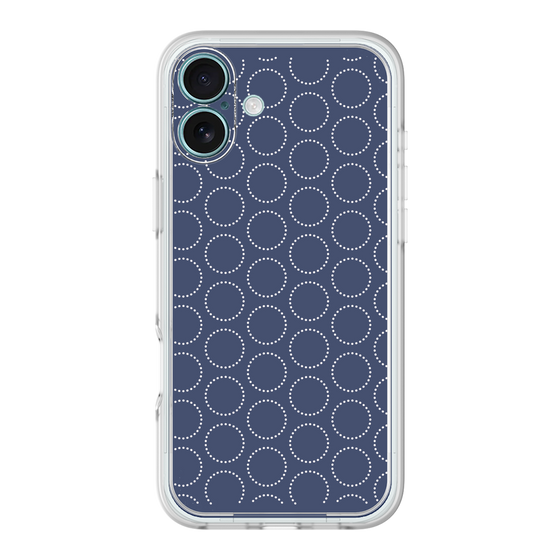 プレミアムパネル［ Dot Circle - Navy ］
