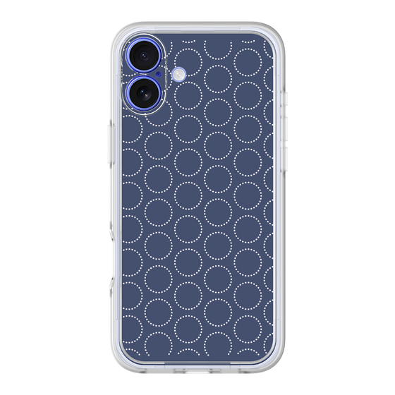 プレミアムパネル［ Dot Circle - Navy ］