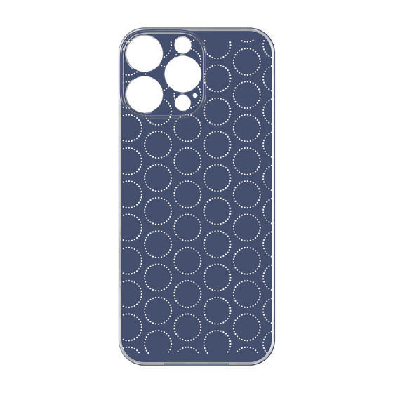 プレミアムパネル［ Dot Circle - Navy ］