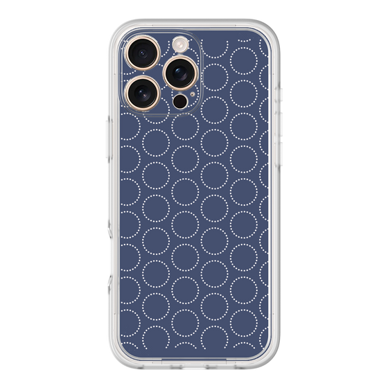 プレミアムパネル［ Dot Circle - Navy ］