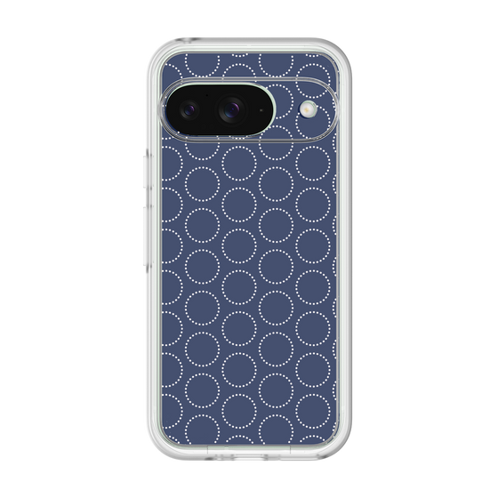 プレミアムパネル［ Dot Circle - Navy ］