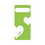 プレミアムパネル［ Two Hearts - Green ］