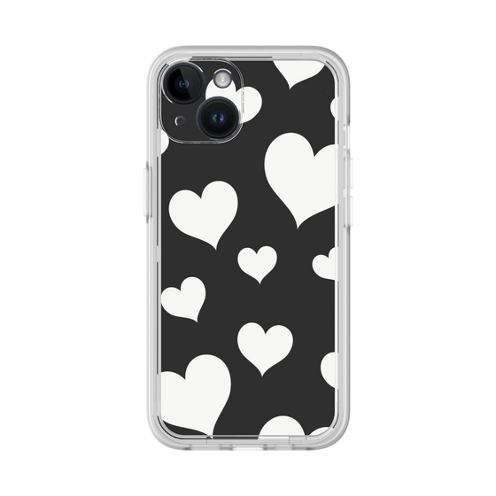 プレミアムパネル［ Dot Hearts - Black ］