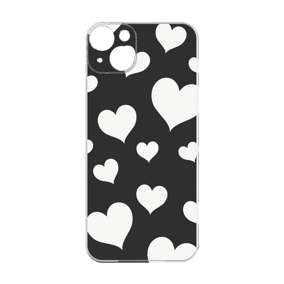 プレミアムパネル［ Dot Hearts - Black ］