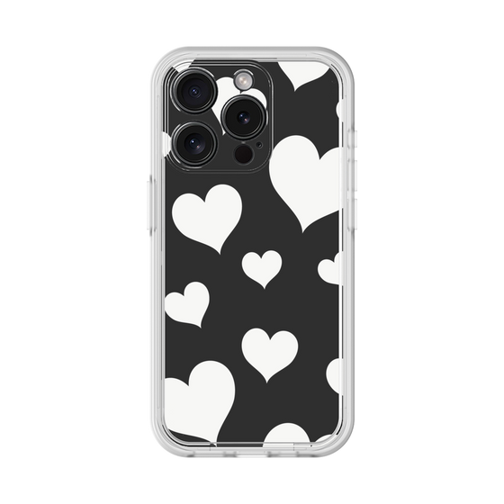 プレミアムパネル［ Dot Hearts - Black ］