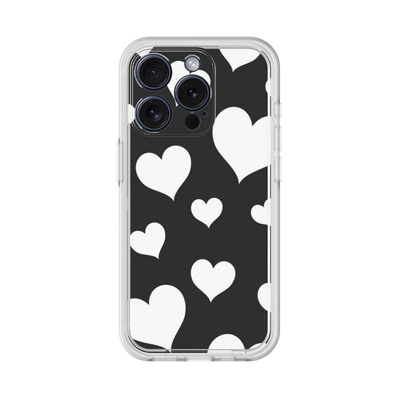 プレミアムパネル［ Dot Hearts - Black ］