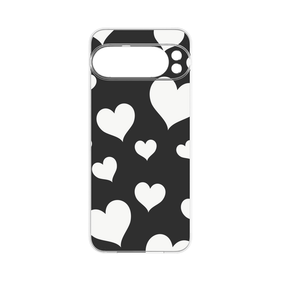 プレミアムパネル［ Dot Hearts - Black ］
