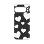 プレミアムパネル［ Dot Hearts - Black ］