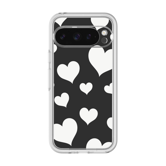 プレミアムパネル［ Dot Hearts - Black ］