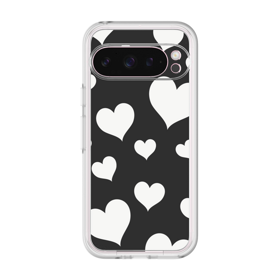 プレミアムパネル［ Dot Hearts - Black ］