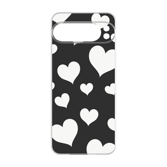 プレミアムパネル［ Dot Hearts - Black ］